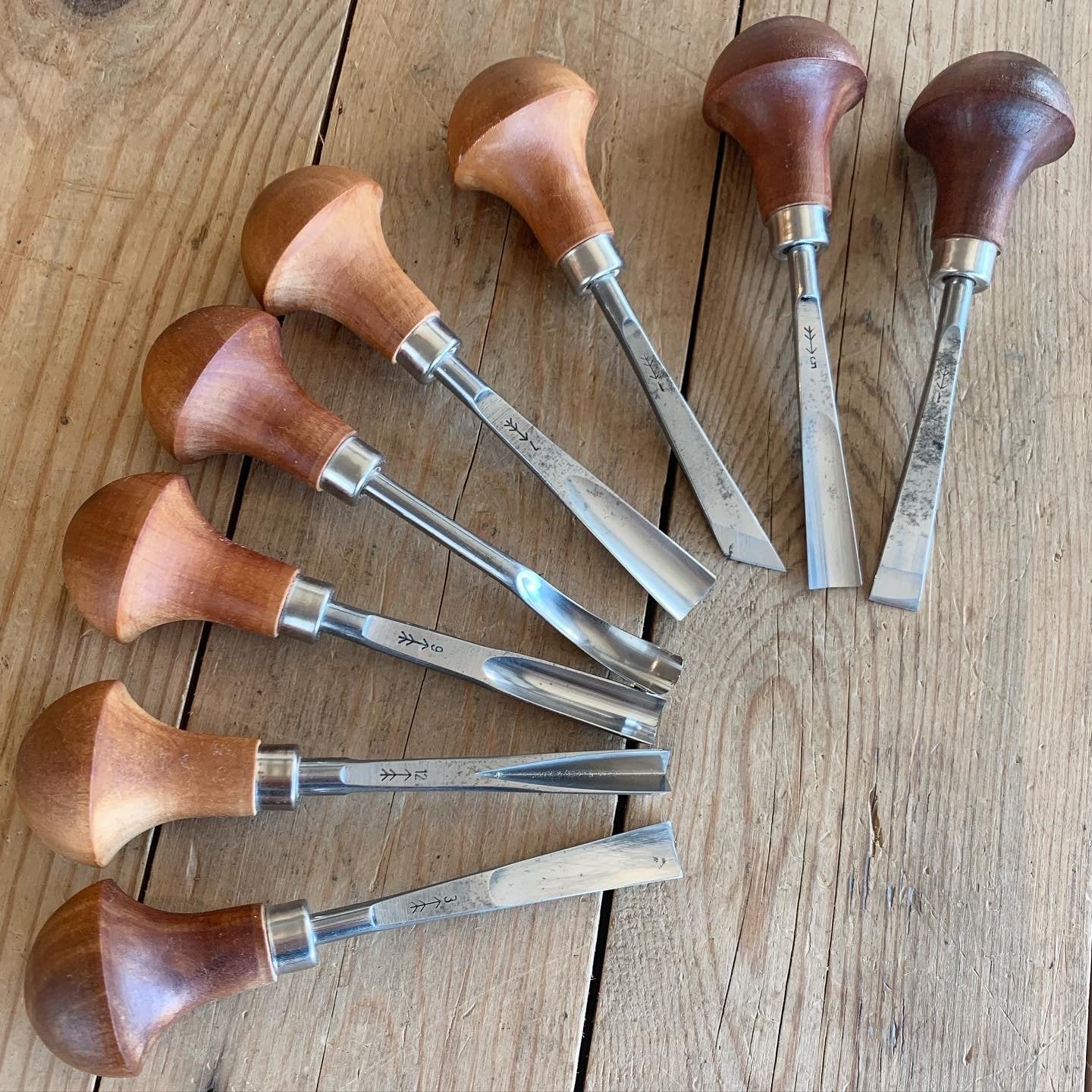Sharpening carving tools for printmaking — Heather Goldie Gallery