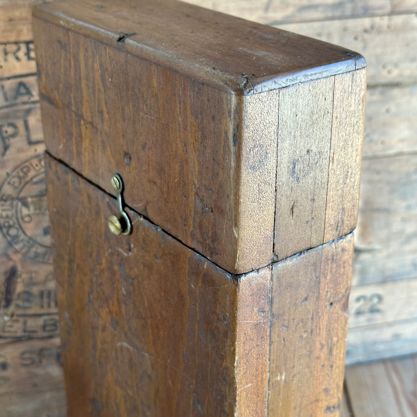 SOLD. H1745 COOL! Vintage set of 13 SPUR CUTTER AUGER BITS in a fitted wooden BOX