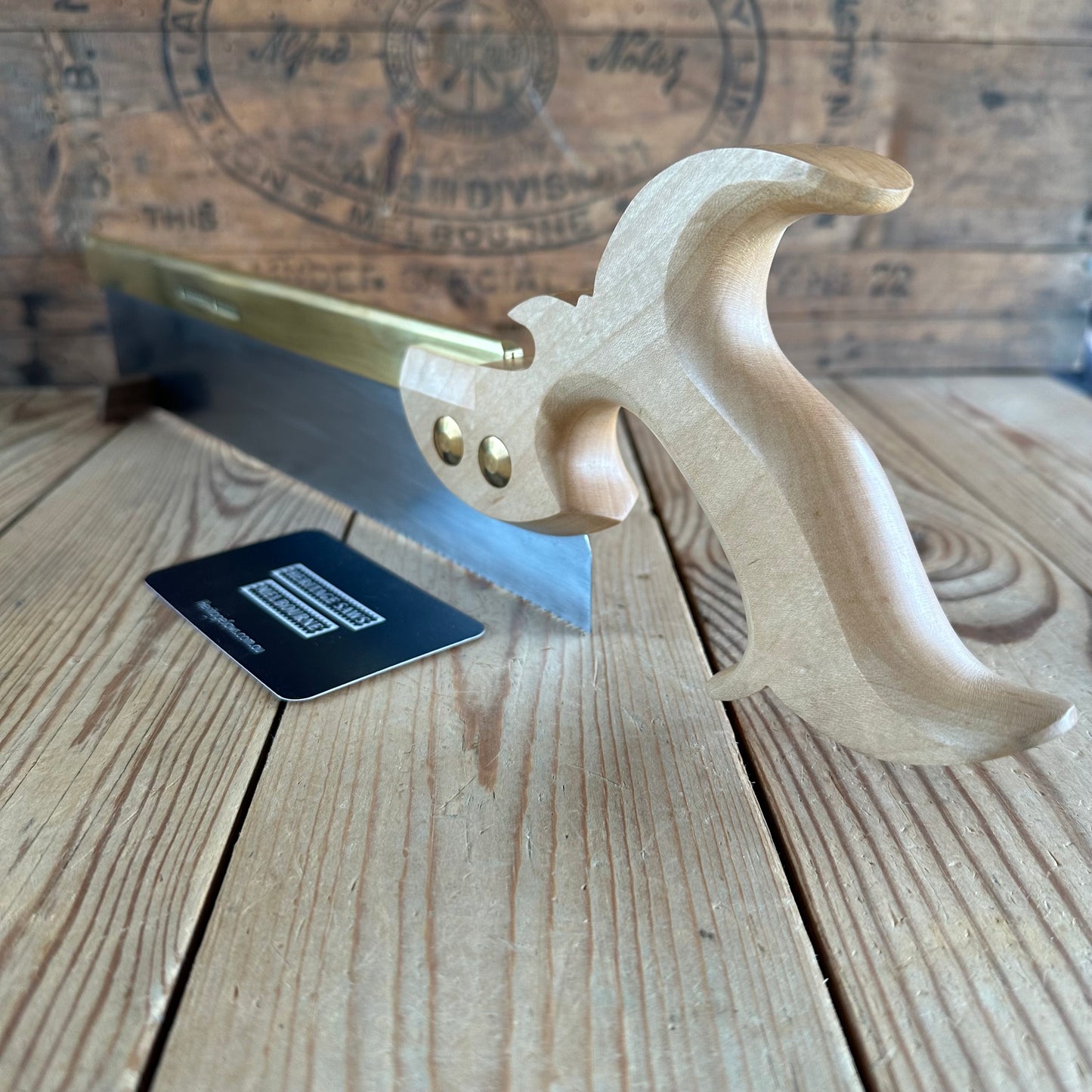 VHSY HERITAGE SAWS Melbourne YARRA 14ppi Dovetail RIP SAW with Rock MAPLE handle