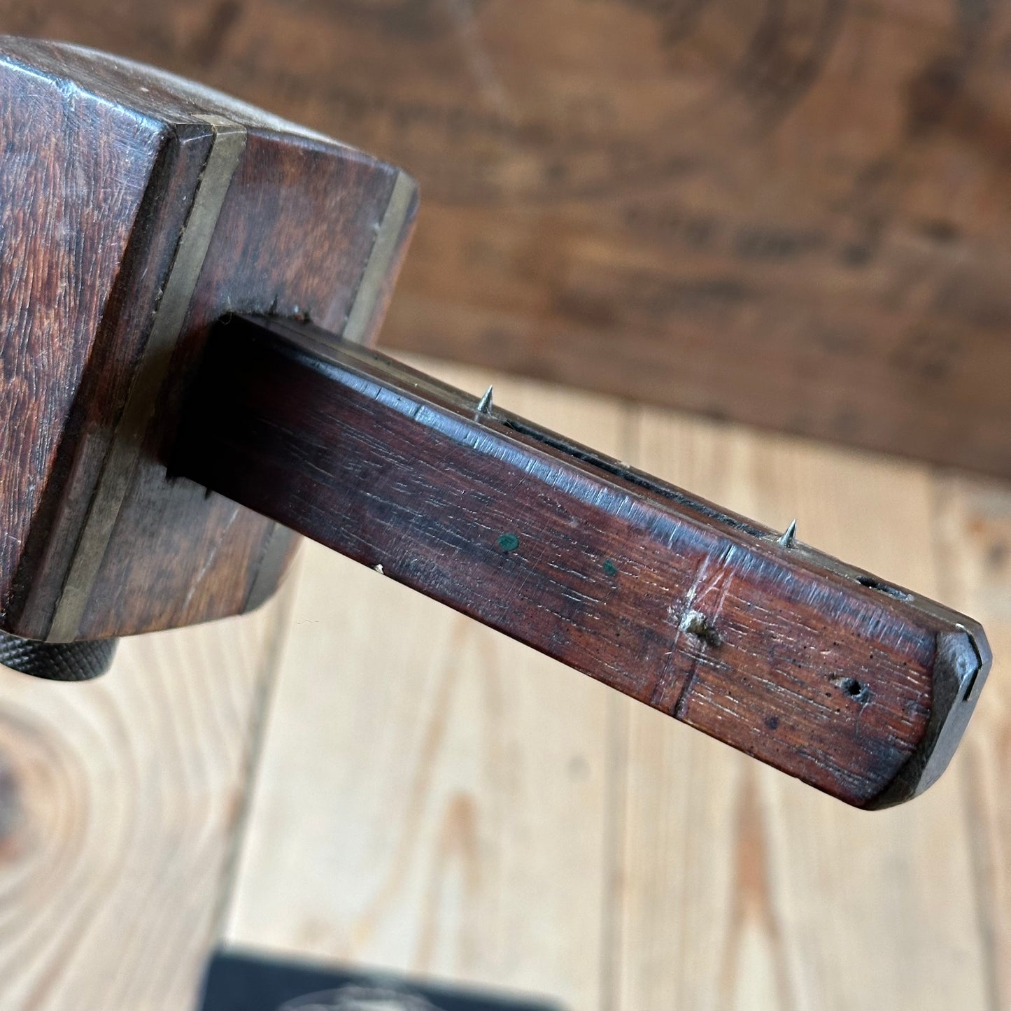 H2478 Vintage English made Rosewood BRASS Mortise and marking GAUGE