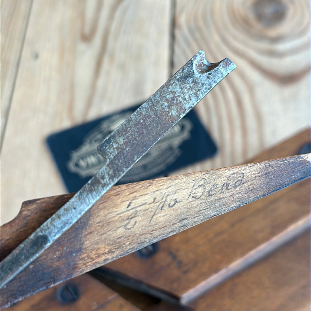 H763 Antique OSBORNE wooden COCK BEAD Moulding PLANE