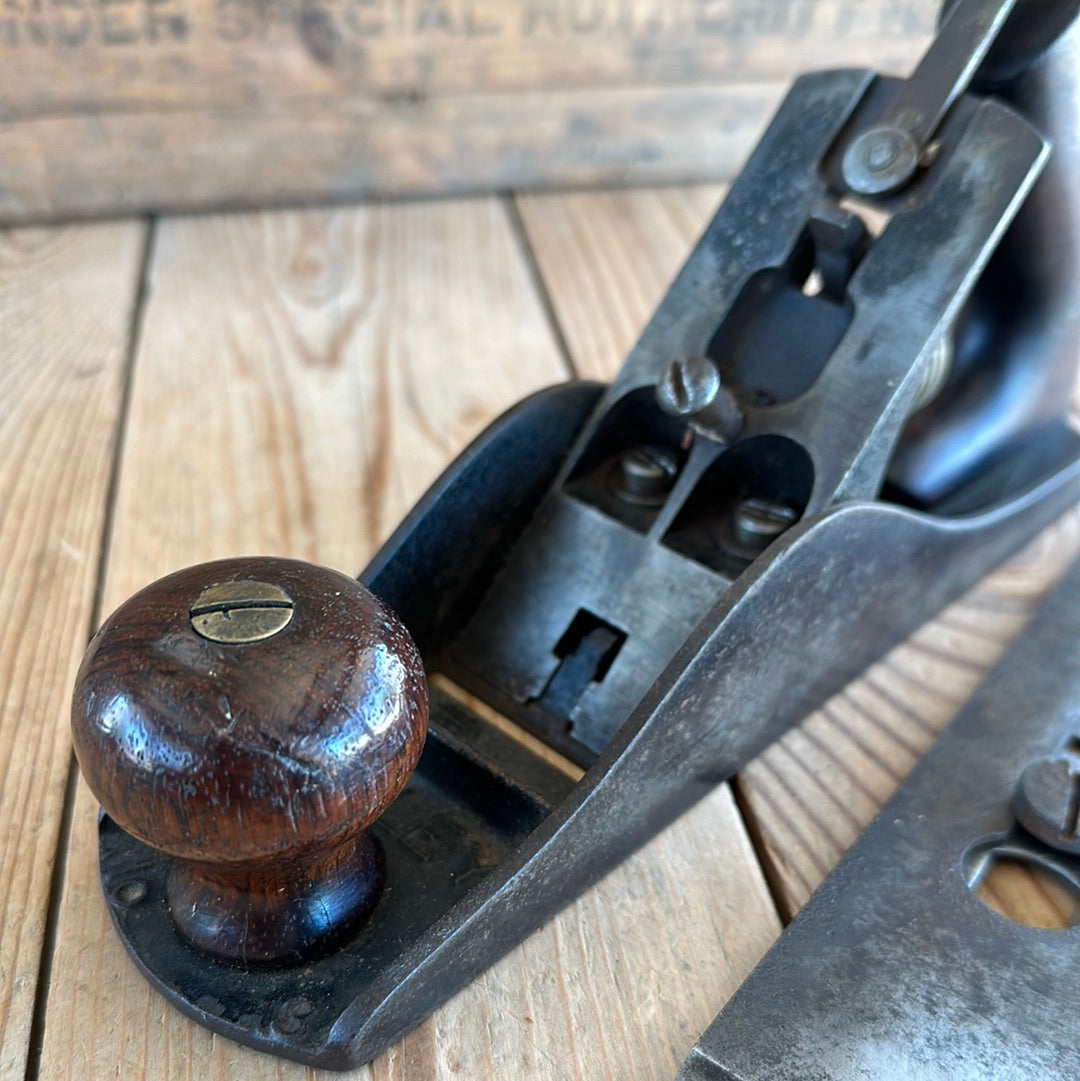 N1030 Antique STANLEY USA No.3 Type 11 PLANE Rosewood handles