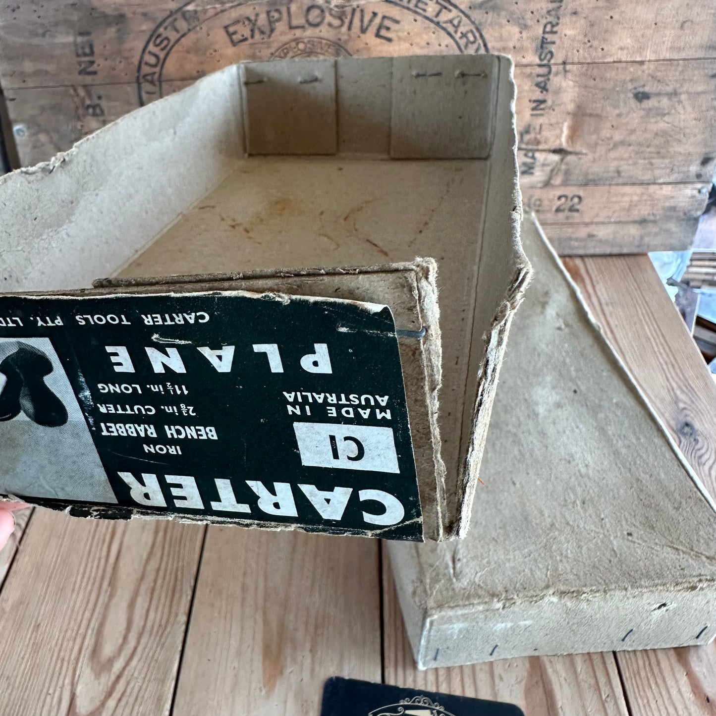 SOLD. N1285 Vintage CARTER Australia No.C1 rebate jack rabbet PLANE