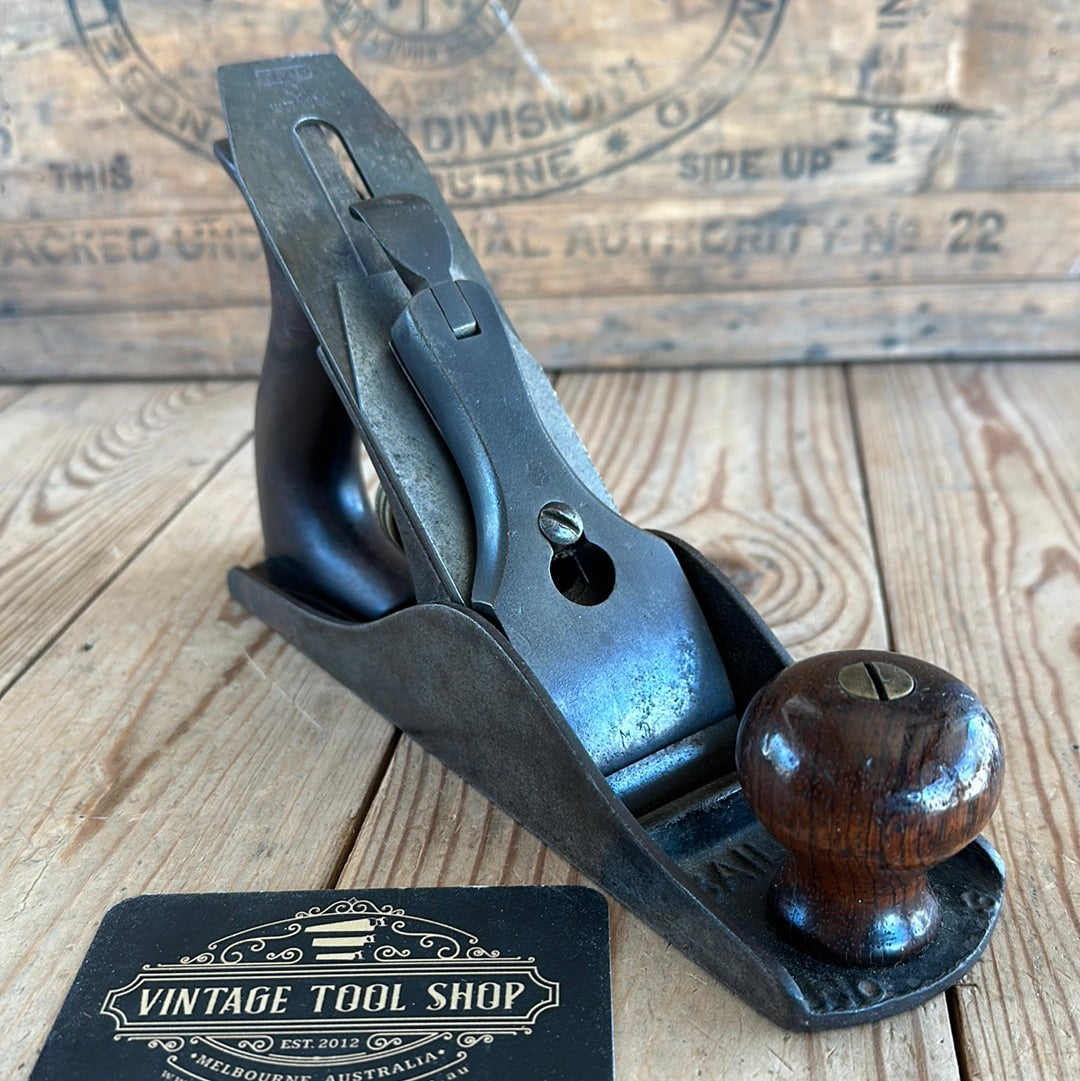 N1030 Antique STANLEY USA No.3 Type 11 PLANE Rosewood handles