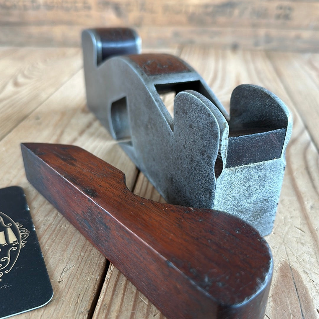 N632 Antique MAHOGANY & Cast Iron INFILL SHOULDER PLANE