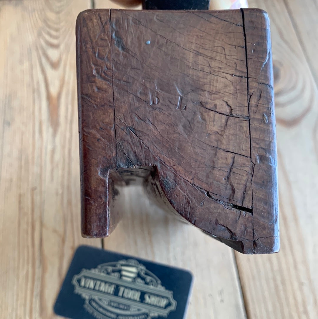 Y1811 Antique FRENCH Wooden MOULDING PLANE Cove Profile
