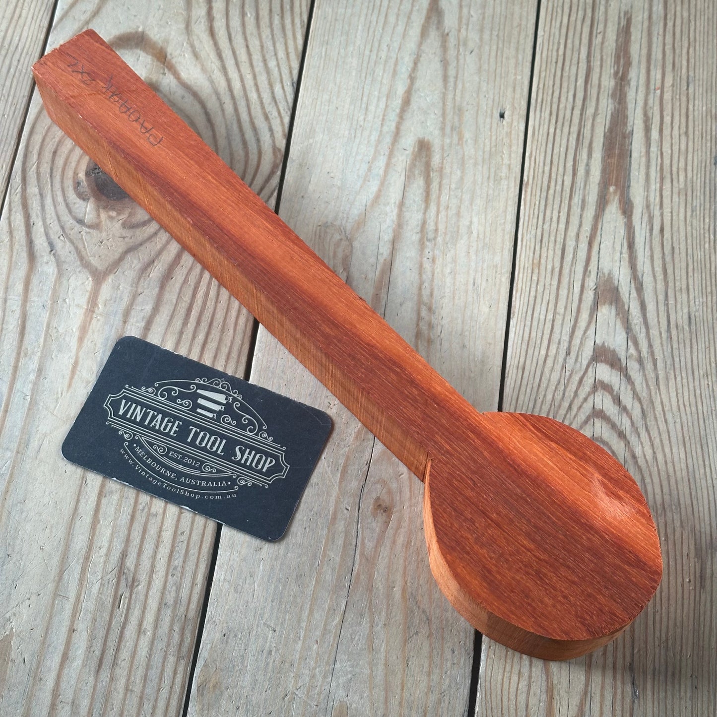 NEW! Exotic! 1 x PADAUK whittling SPOON / LADLE carving BLANK