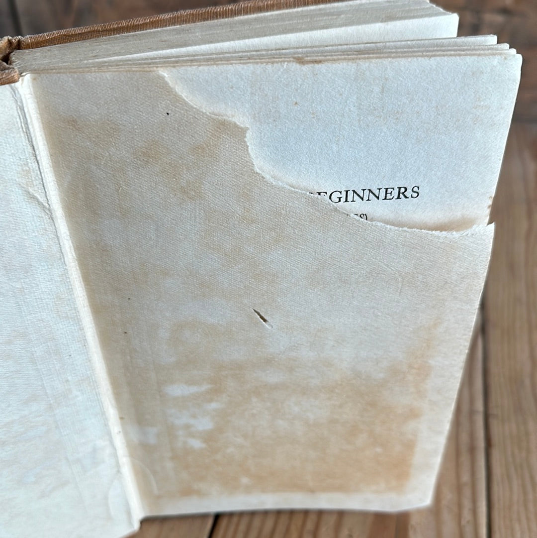 SOLD BO64 Vintage 1920s CARPENTRY FOR BEGINNERS BOOK