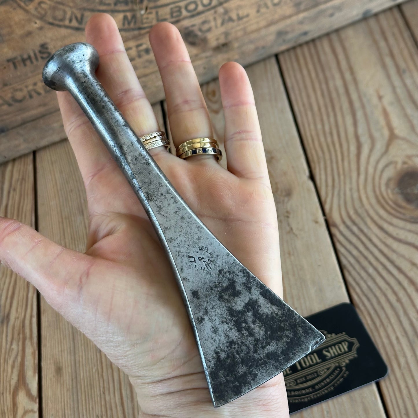 H2276 Vintage WARD & PAYNE CAULKING IRON shipwright tool