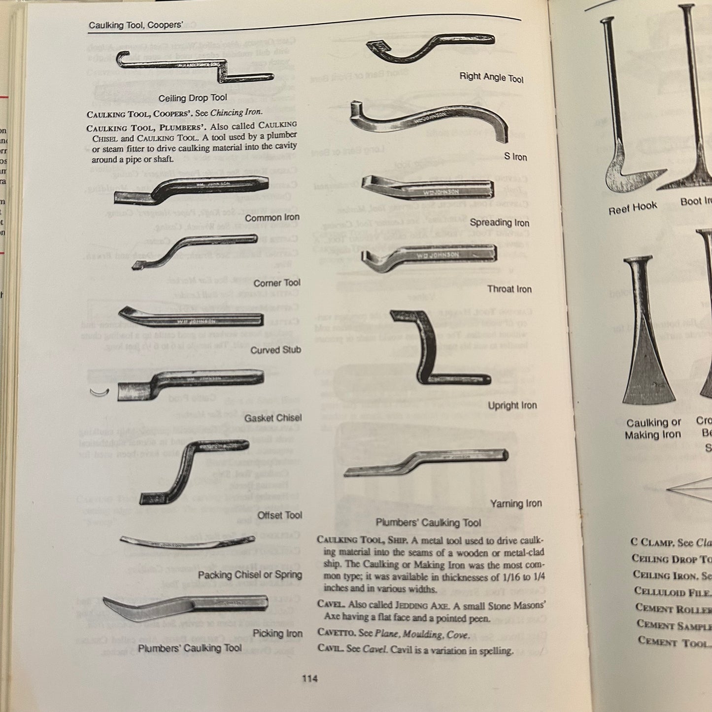 H2373 Vintage plumbers CAULKING tool