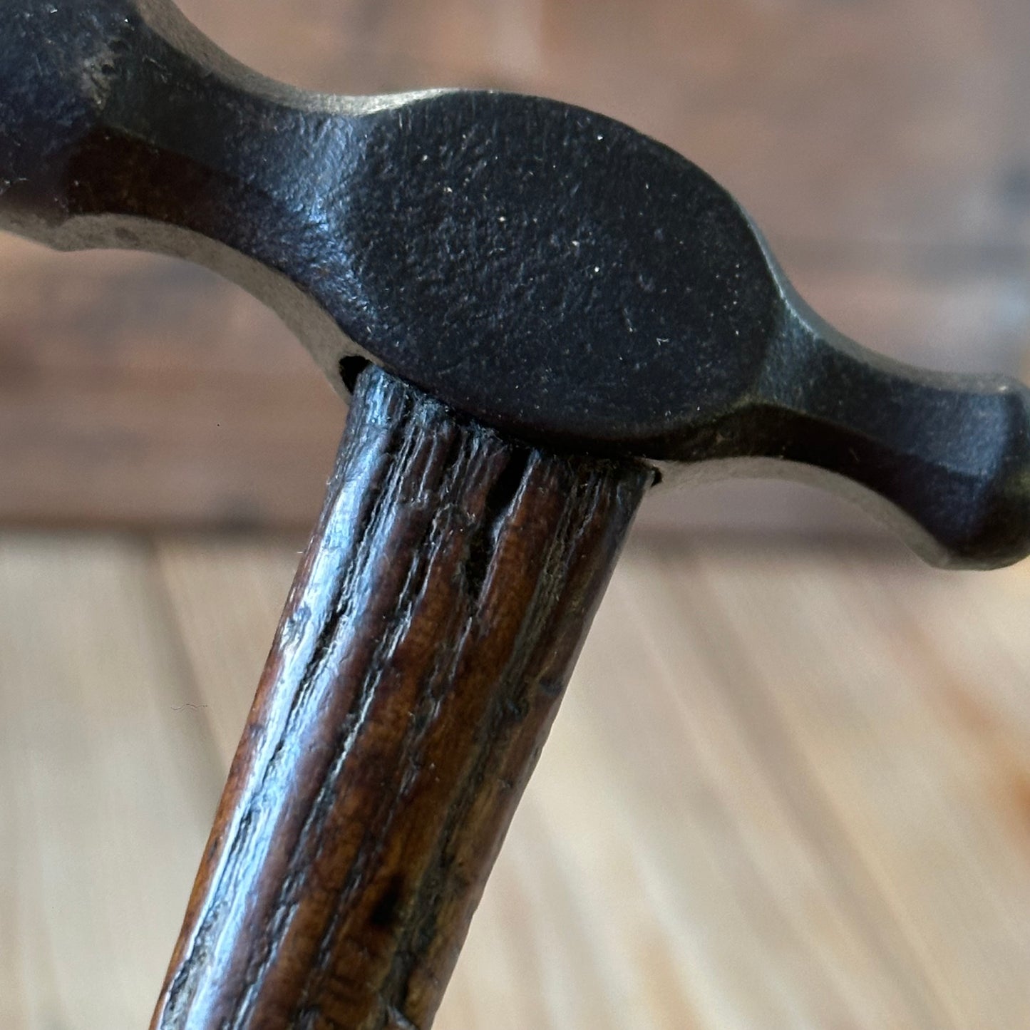 D1767 OLD! Vintage small jewellers metalworking BALL PEEN Hammer