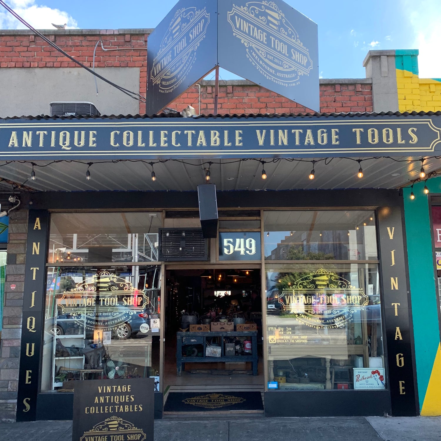 Vintage Tool Shop antique tools hand shop Northcote Melbourne Victoria Australia