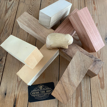 GH-S New! 1x SMALL assorted Australian timber CARVING BLOCK