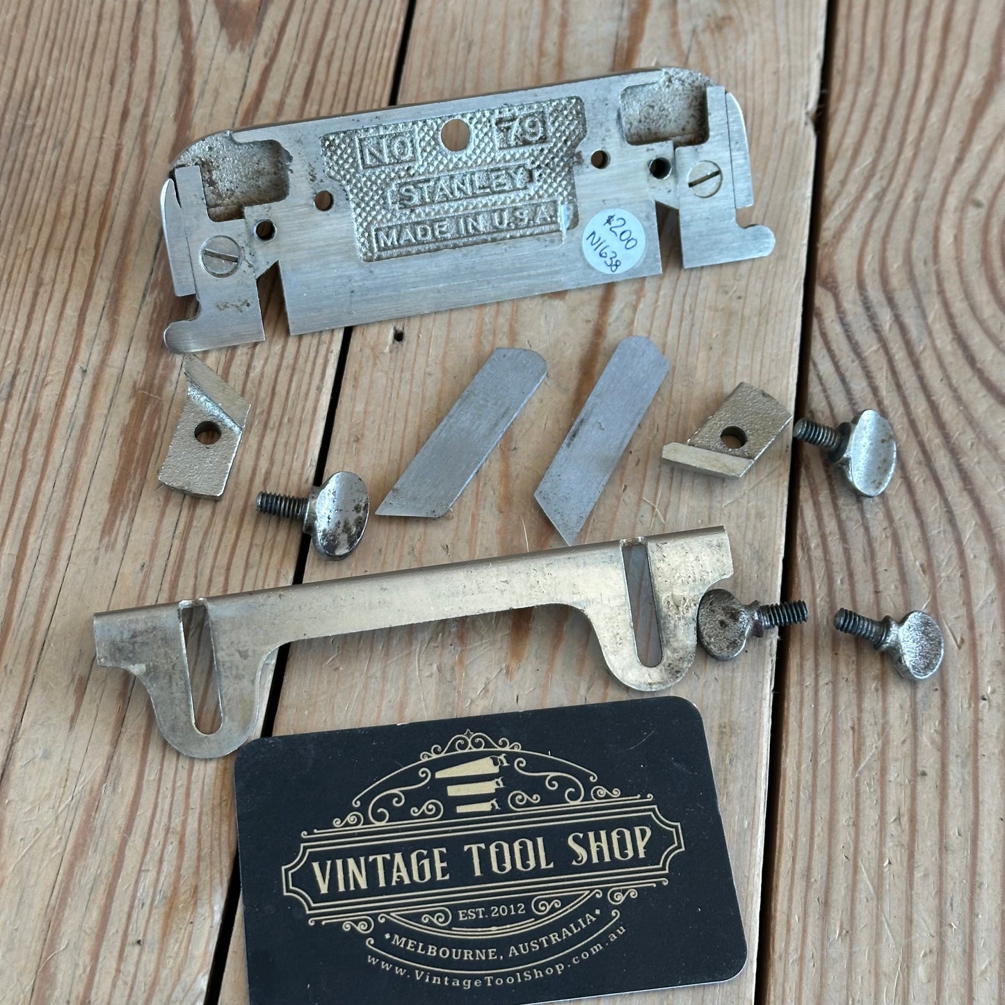N1638 Vintage STANLEY USA No.79 Side RABBET Rebate PLANE