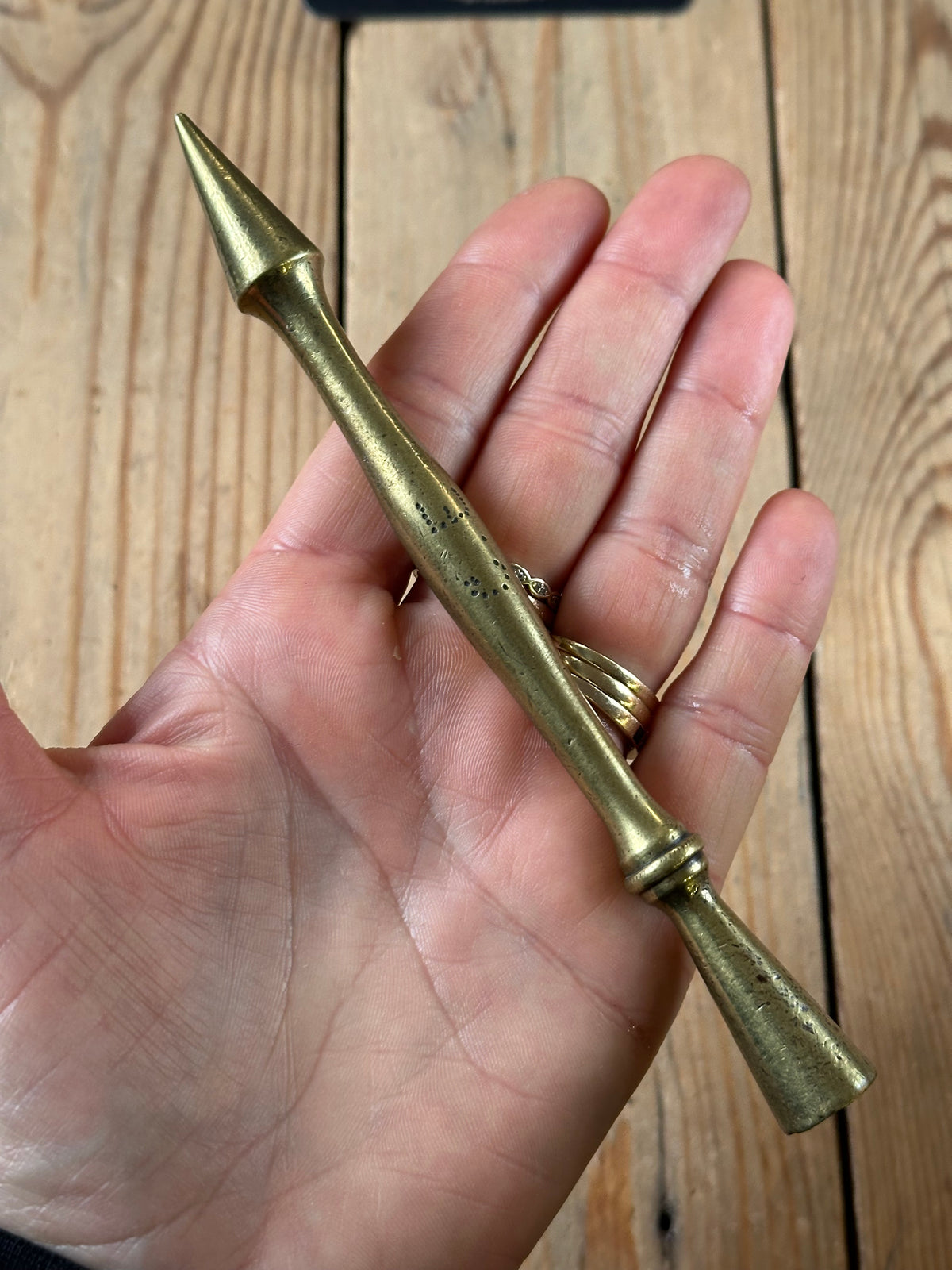 D1435-D1440 RARE! Vintage 1x BRASS Bronze Pipe Organ TUNING CONES