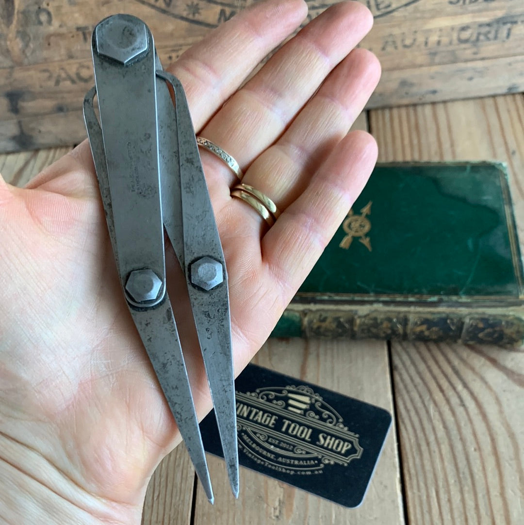 SOLD H741 Vintage STARRETT USA inside & outside CALIPERS Combination DIVIDERS