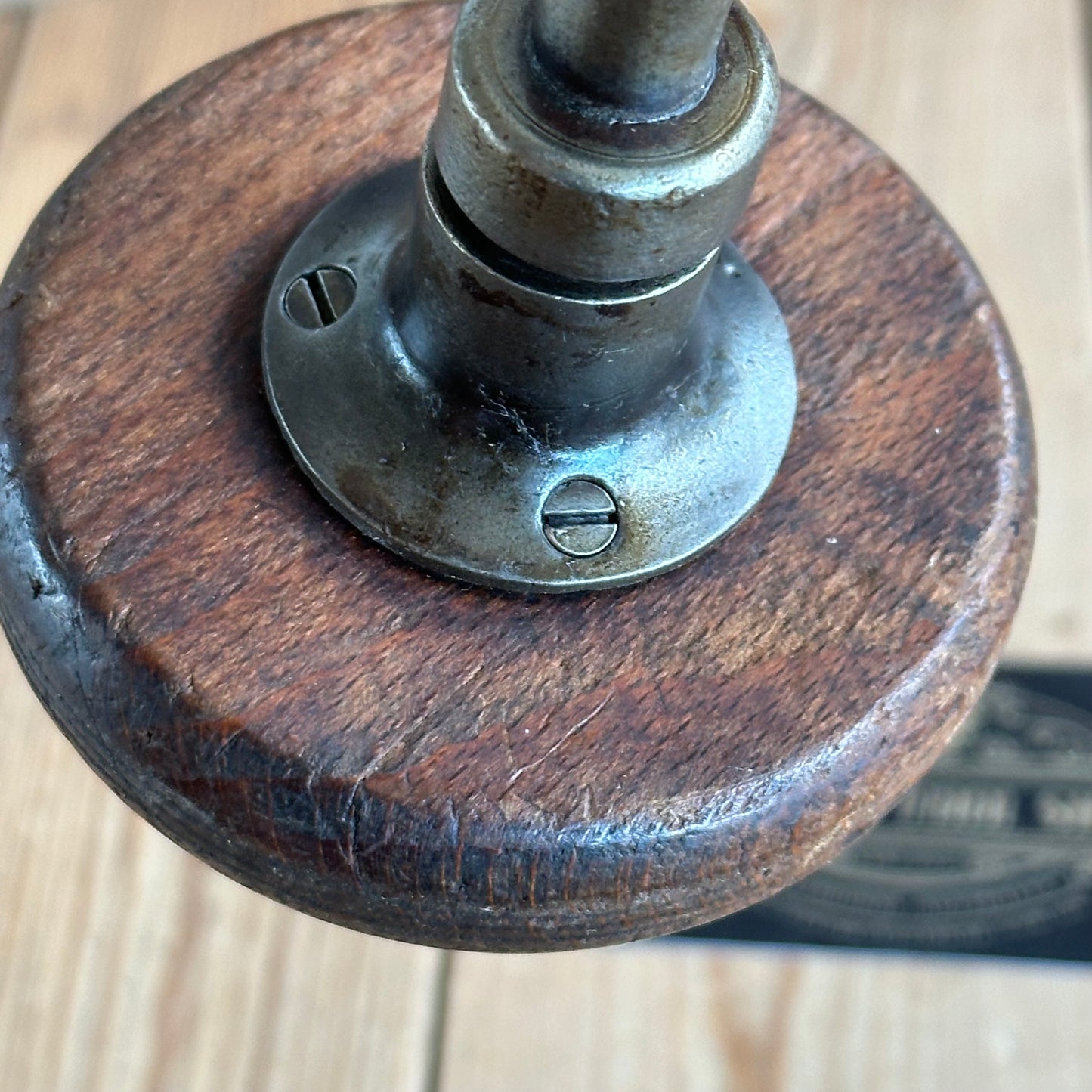 SOLD. T4566 RARE! Antique HUBERT HART Patented BRACE Drill