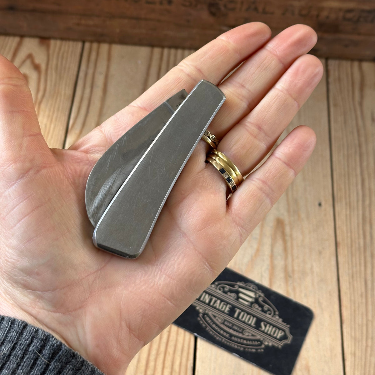 K66 COOL! Vintage Sheffield made England HAWKSBILL folding pocket KNIFE