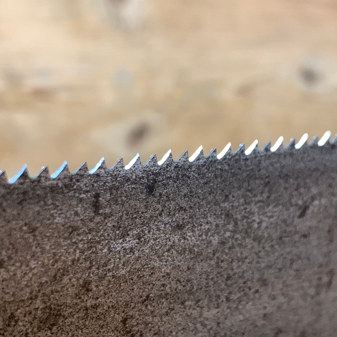 SOLD. S521 Vintage SHARP! Premium Quality 11ppi SPEAR & JACKSON Carcass Saw XCUT brass back hand SAW