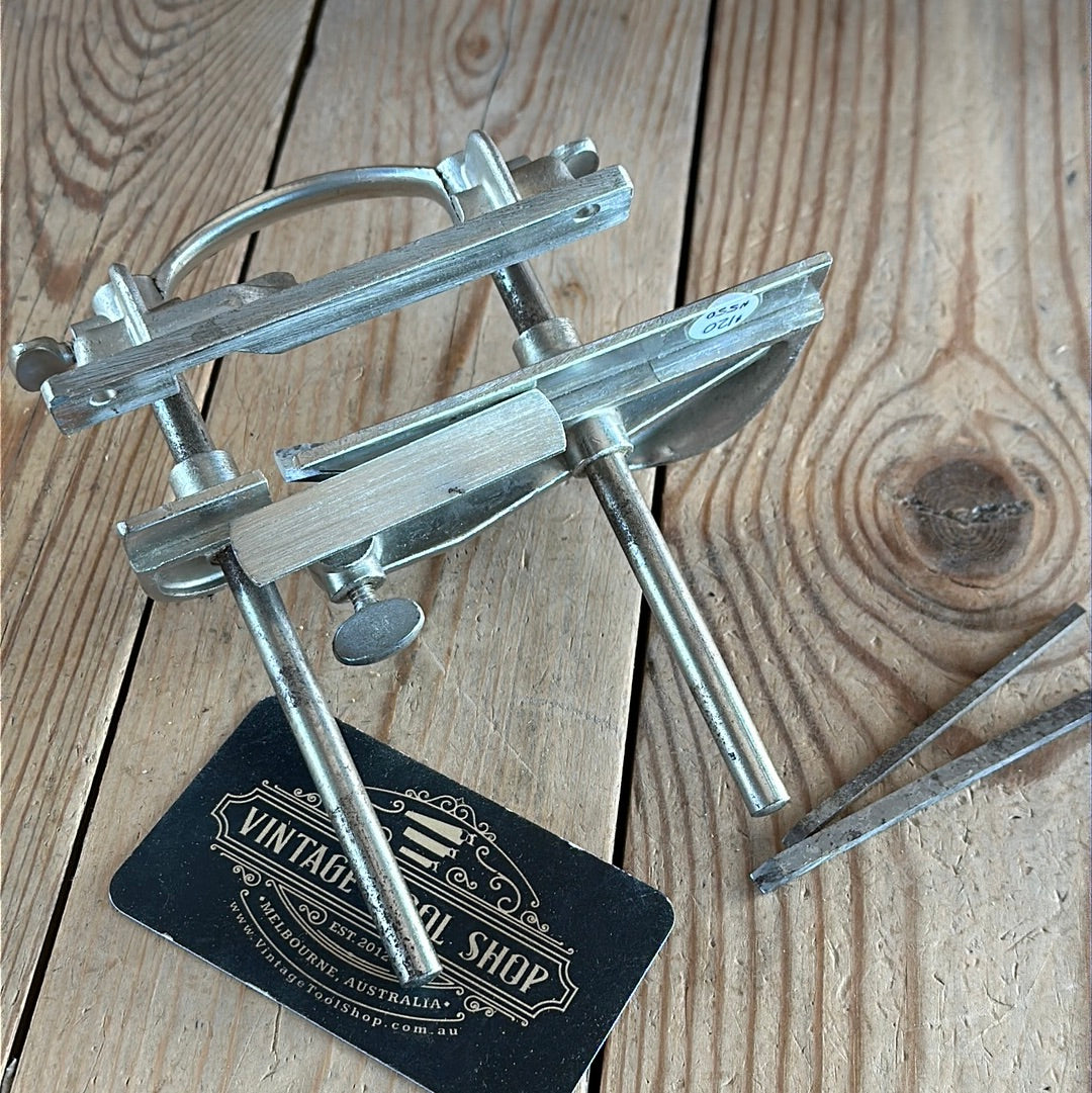 N550 Vintage RAPIER England mini PLOUGH plane 3 x cutters IOB