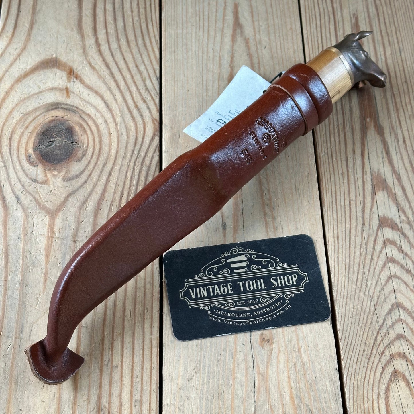 K41 Vintage Original Finnish MARTTIINI FINLAND Horse HEAD Puukko KNIFE