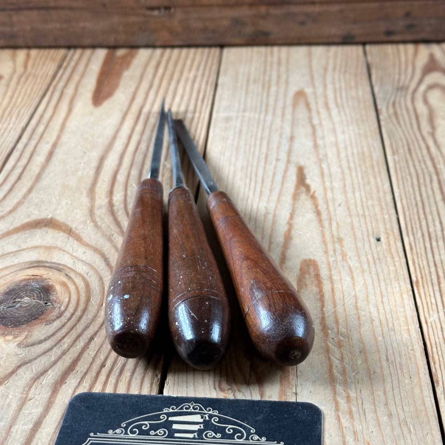 N1760 Vintage 3 x ADDIS Carving CHISEL Set
