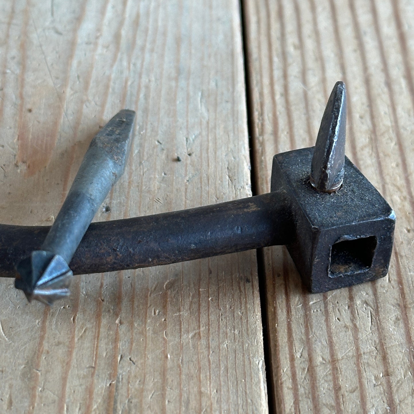 SOLD. T9015 Antique HILGER EUROPEAN Style BRACE Ornate Handles Drill