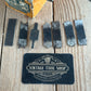 N1057 Antique STANLEY USA No.66 HAND BEADER spokeshave 7x blades fence IOB