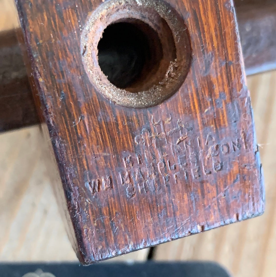 SOLD. H16 Vintage MARPLES England Hibernia Rosewood Marking & SLITTING GAUGE