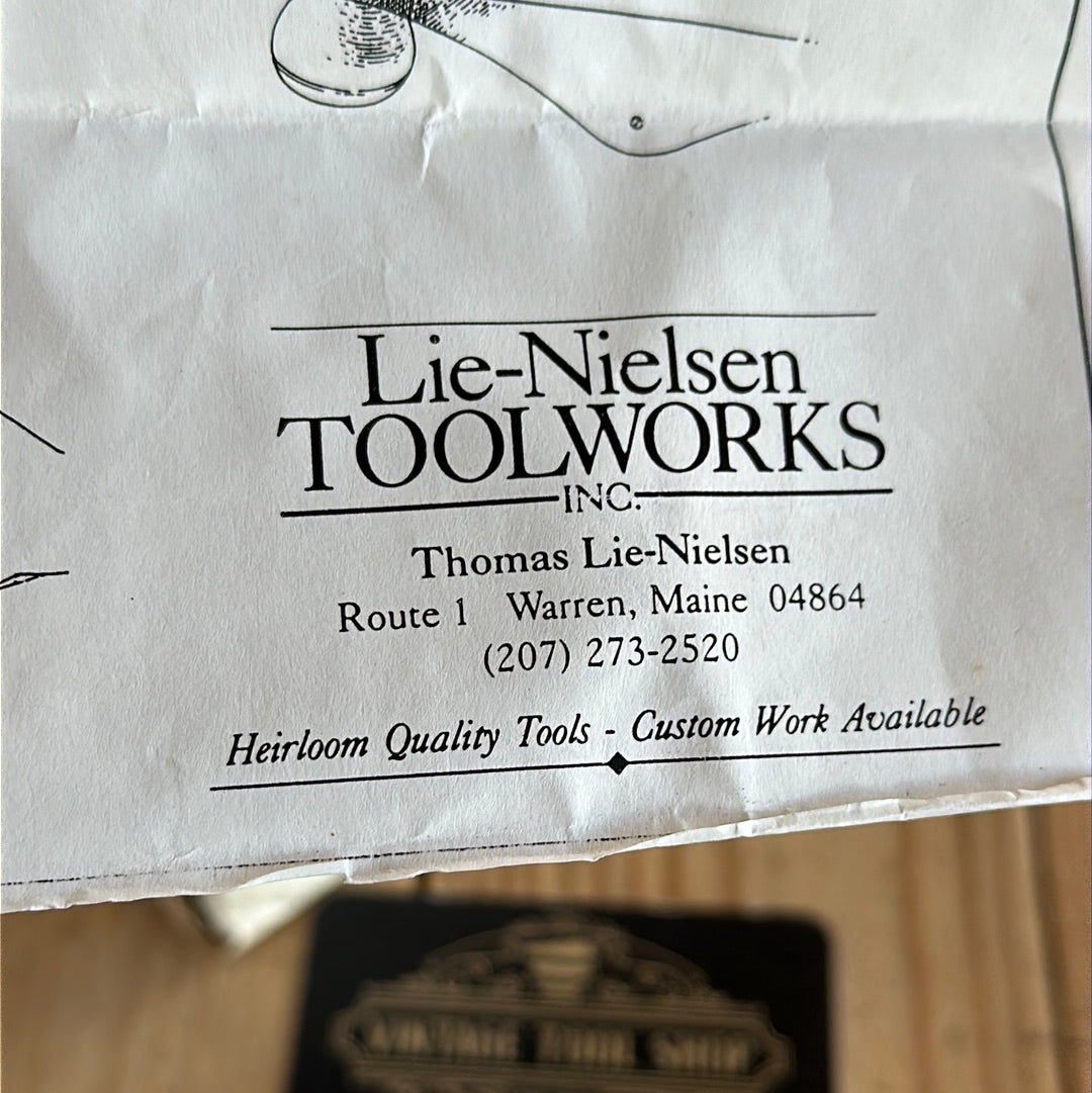 SOLD H1109 Contemporary LIE NIELSEN USA Butt mortise PLANE Rumbold Plane IOB