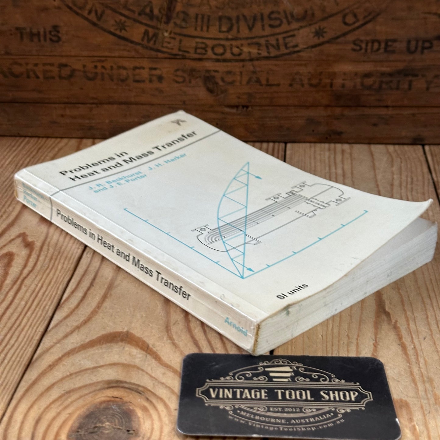XBN174 Vintage 1974 BOOK PROBLEMS in HEAT and MASS TRANSFER by J.R.Backhurst & J.H.Harker & J.E.Porter