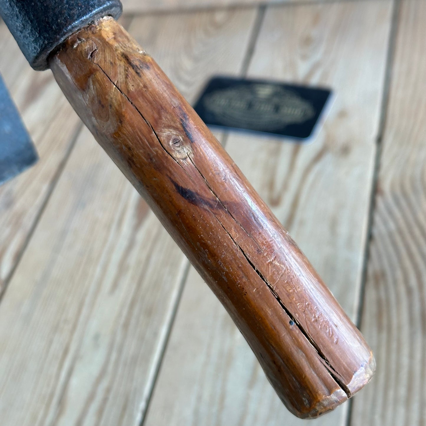 Y49 Antique UNUSUAL! FRENCH YOKE MAKERS ADZE