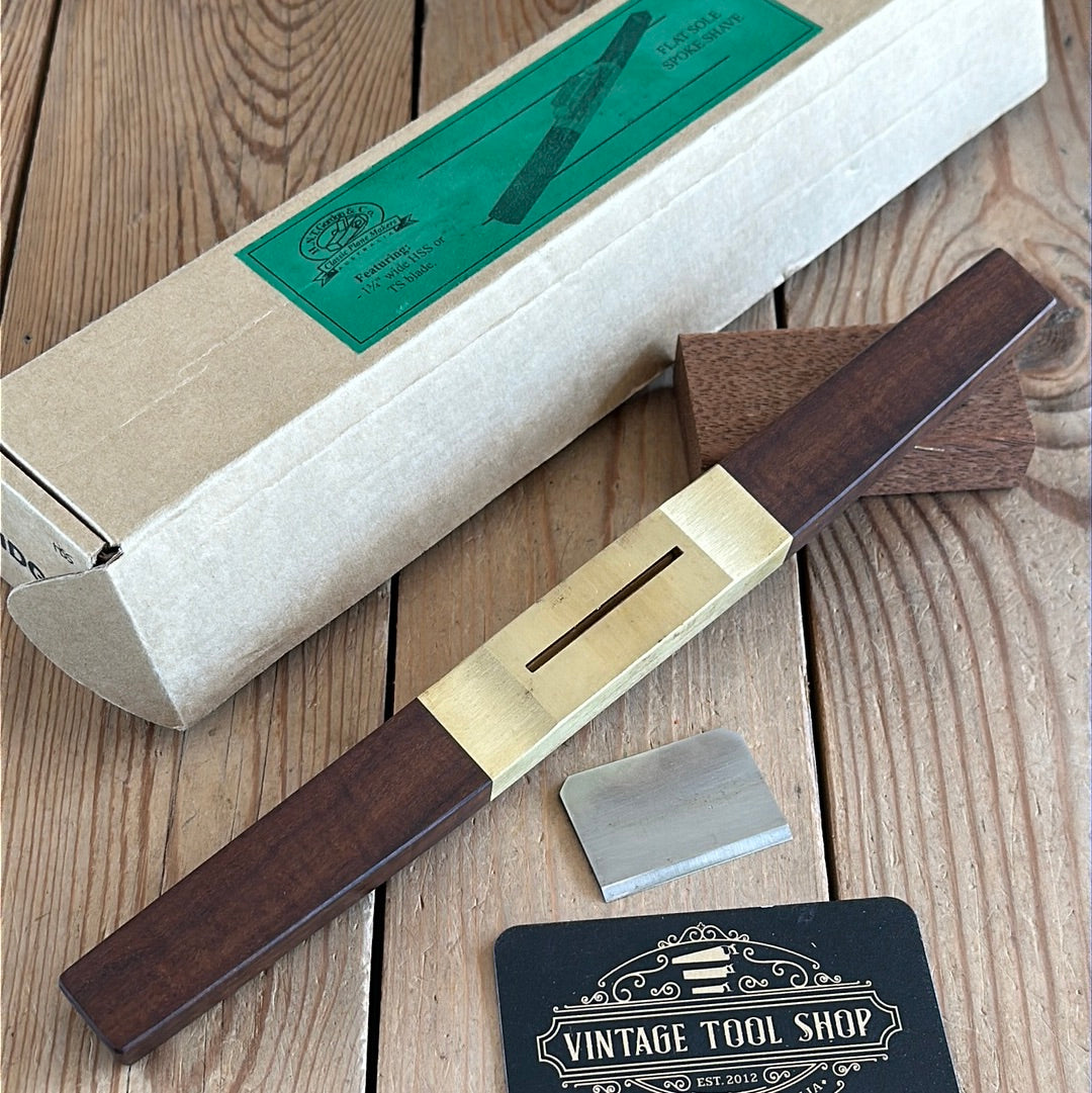 SOLD H852 Contemporary Australian HNT GORDON Gidgee FLAT SOLE SPOKESHAVE IOB