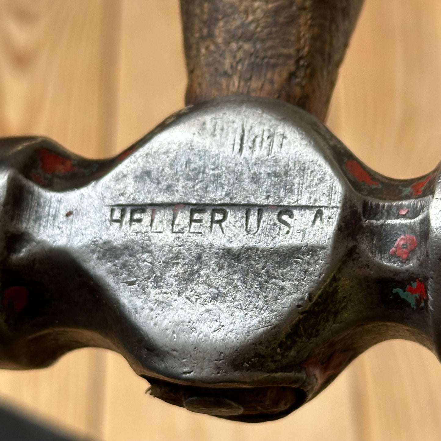H2391 Vintage HELLER USA ball peen HAMMER