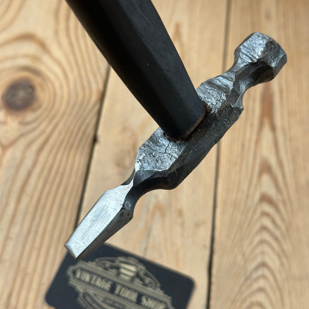JMB39 Blacksmith made HAND FORGED 1045 steel CROSS PEEN HAMMER. Made by Jacob Marcus BONESAW