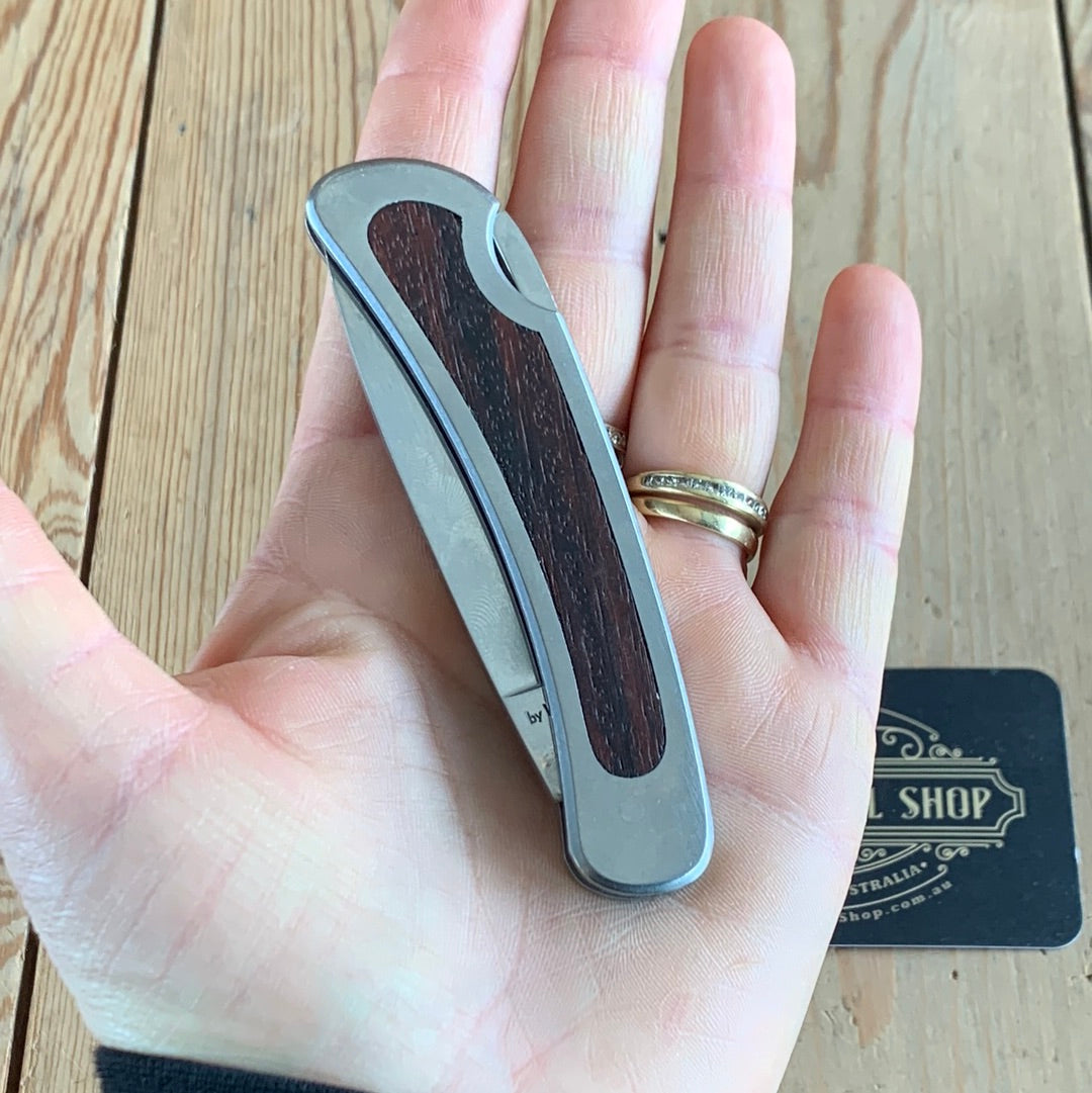 SOLD K26 Vintage KERSHAW USA pocket folding KNIFE with Rosewood infill