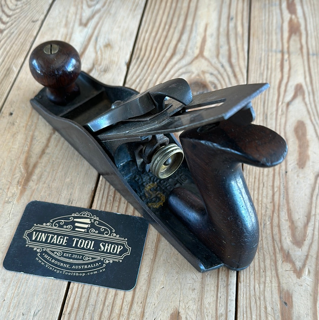 N1030 Antique STANLEY USA No.3 Type 11 PLANE Rosewood handles