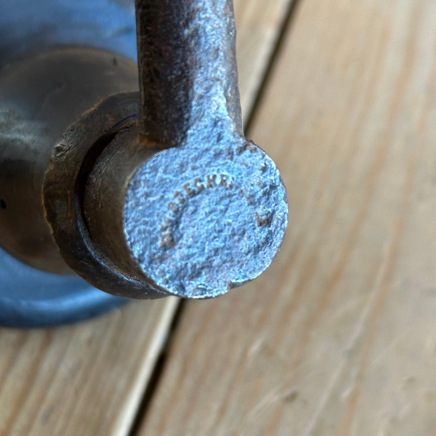 T2494 Antique FRENCH Early Style BRACE Ornate Handles Drill