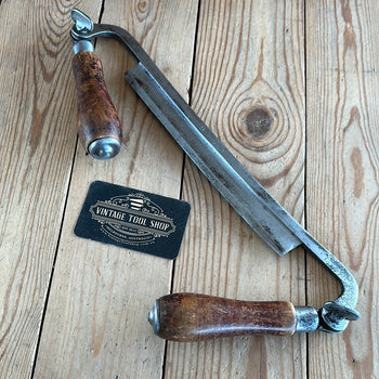 PL113 Vintage JAMES SWAN USA 9” folding handle wood shaving DRAWKNIFE draw knife