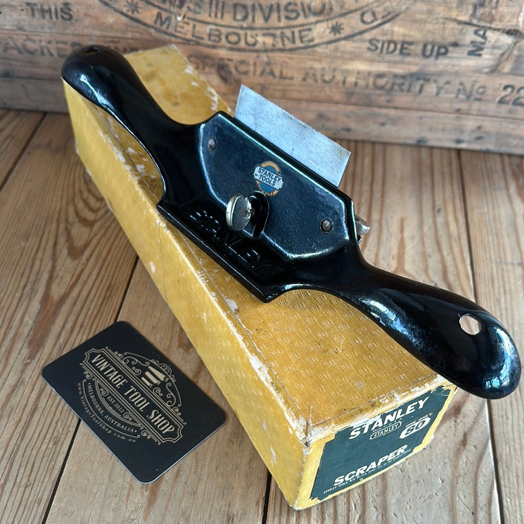 N1003 Vintage STANLEY USA COLLECTOR GRADE No.80 Sweetheart era SCRAPER PLANE