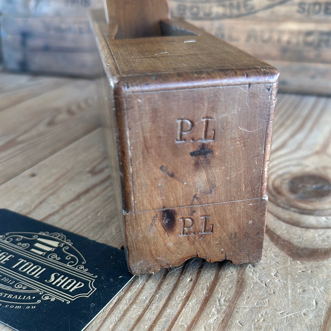 Y1826 Antique FRENCH Wooden COMPLEX Cupids Bow MOULDING PLANE