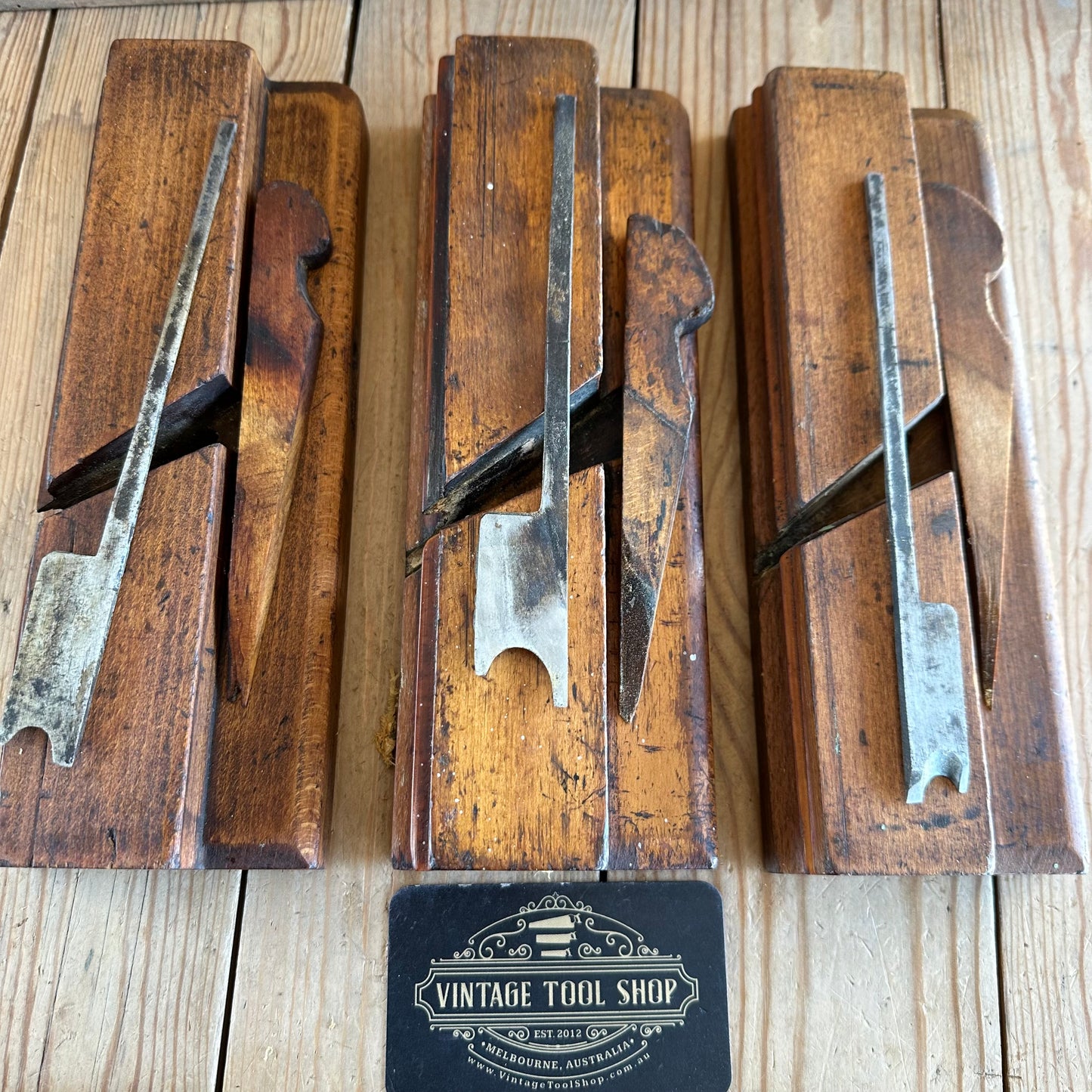 T1811 Antique TORUS BEAD Moulding Planes x 6