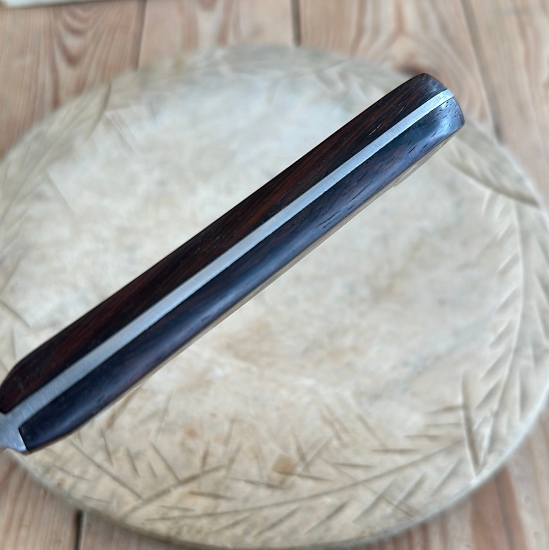 H627 Vintage FELIX SOLINGEN Germany stainless steel CHEFS KNIFE IOB with Rosewood handle
