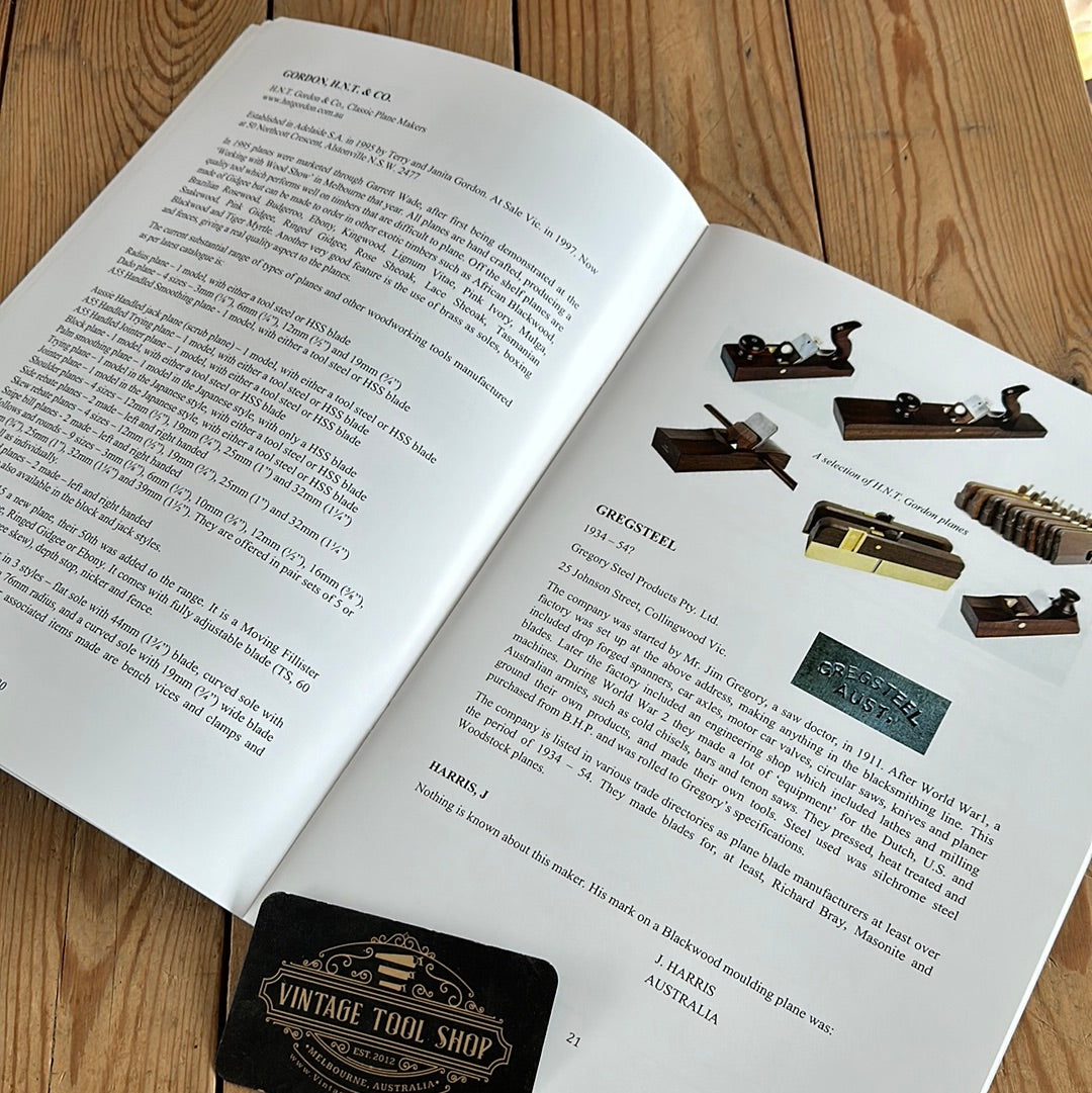 SOLD BO84 New! Signed copy of 2016 AUSTRALIAN WOODWORKING PLANEMAKERS BOOK by Trevor D. Semmens 3rd edition