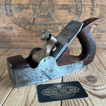 N639 Antique MATHIESON Scotland infill SMOOTHING plane Rosewood