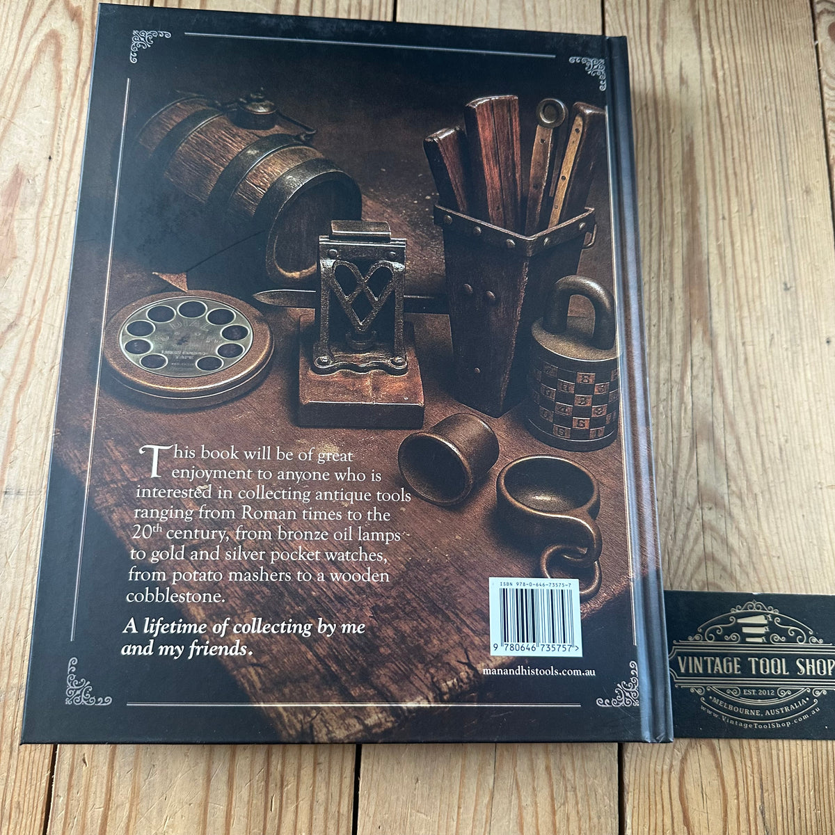 C7 NEW & INCREDIBLE! Signed MAN AND HIS TOOLS 2026 a tool collectors BOOK by Gil Rogers