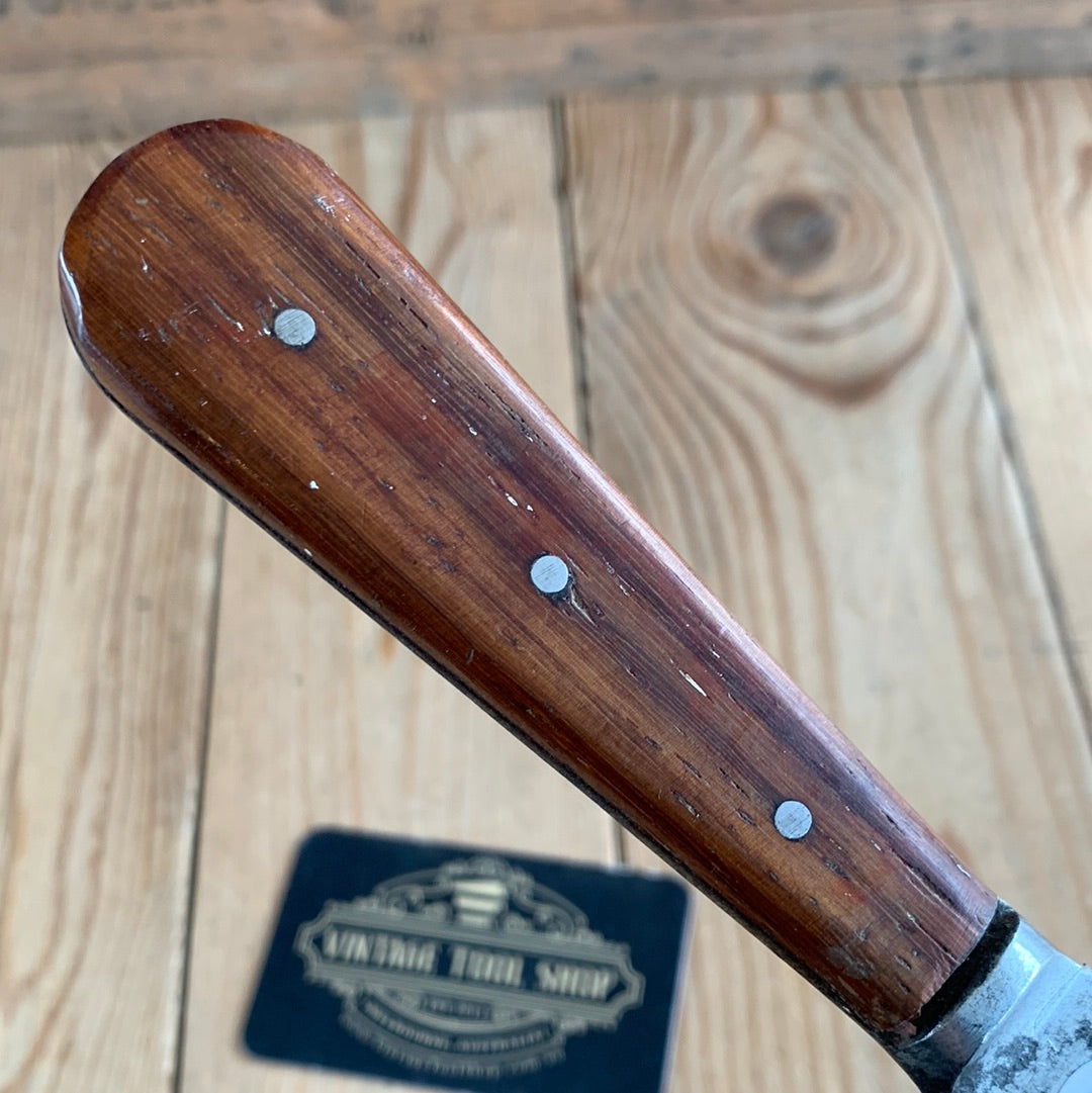 T4694 Vintage Sheffield made 3” STRIPPING KNIFE spring STEEL SPATULA  Scraper with Rosewood handle