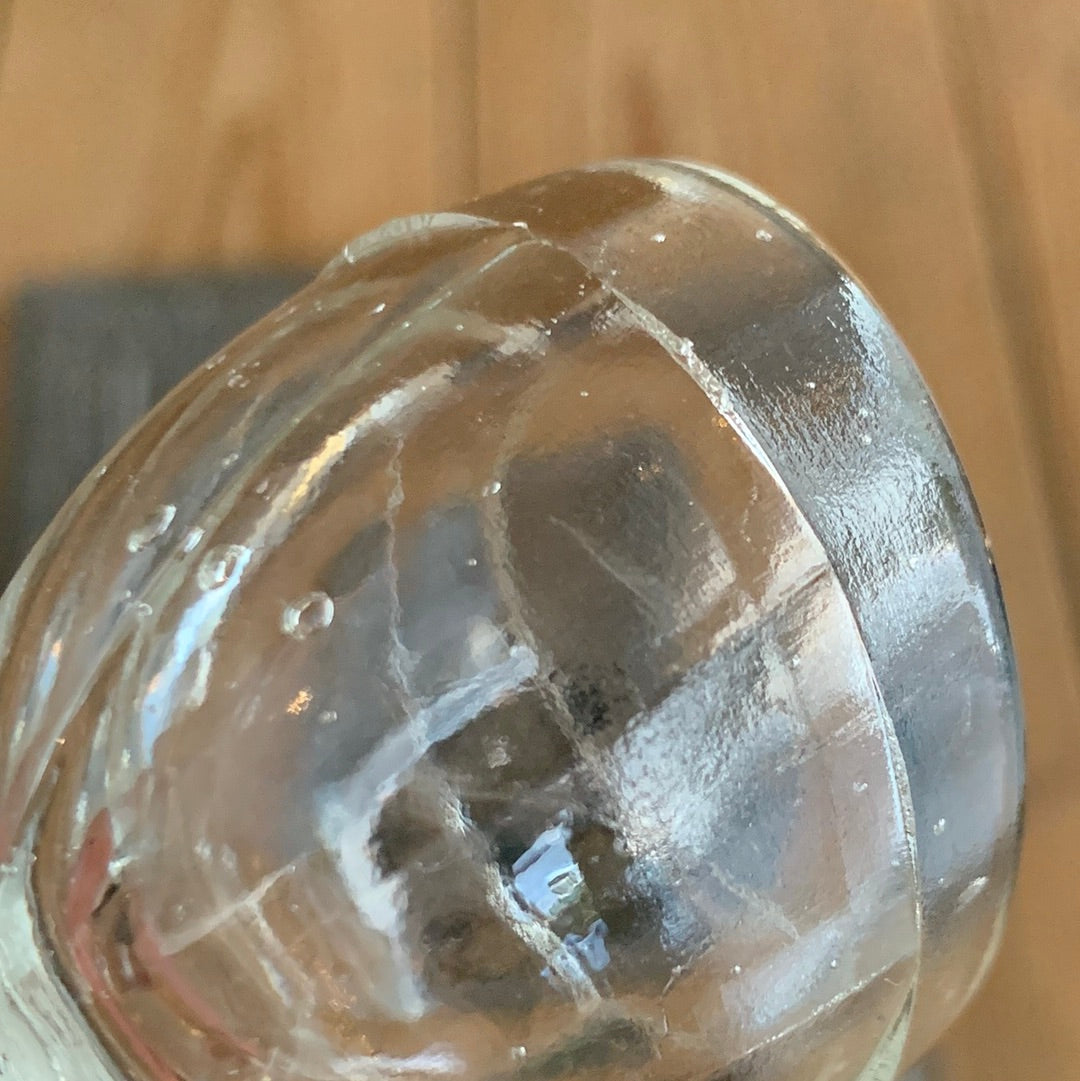 SOLD. VD854 Depression Era Vintage GLASS EYE WASH Optical Bath medicine display item