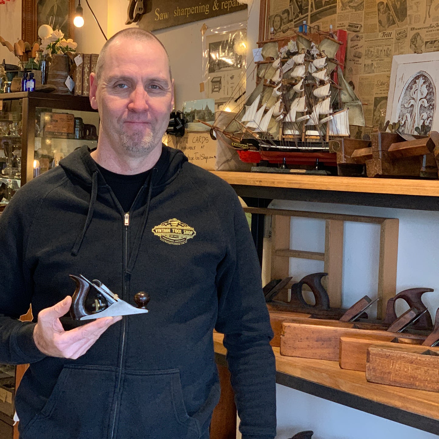 SOLD H251 Vintage STANLEY USA No.1 Sweetheart era MINI PLANE