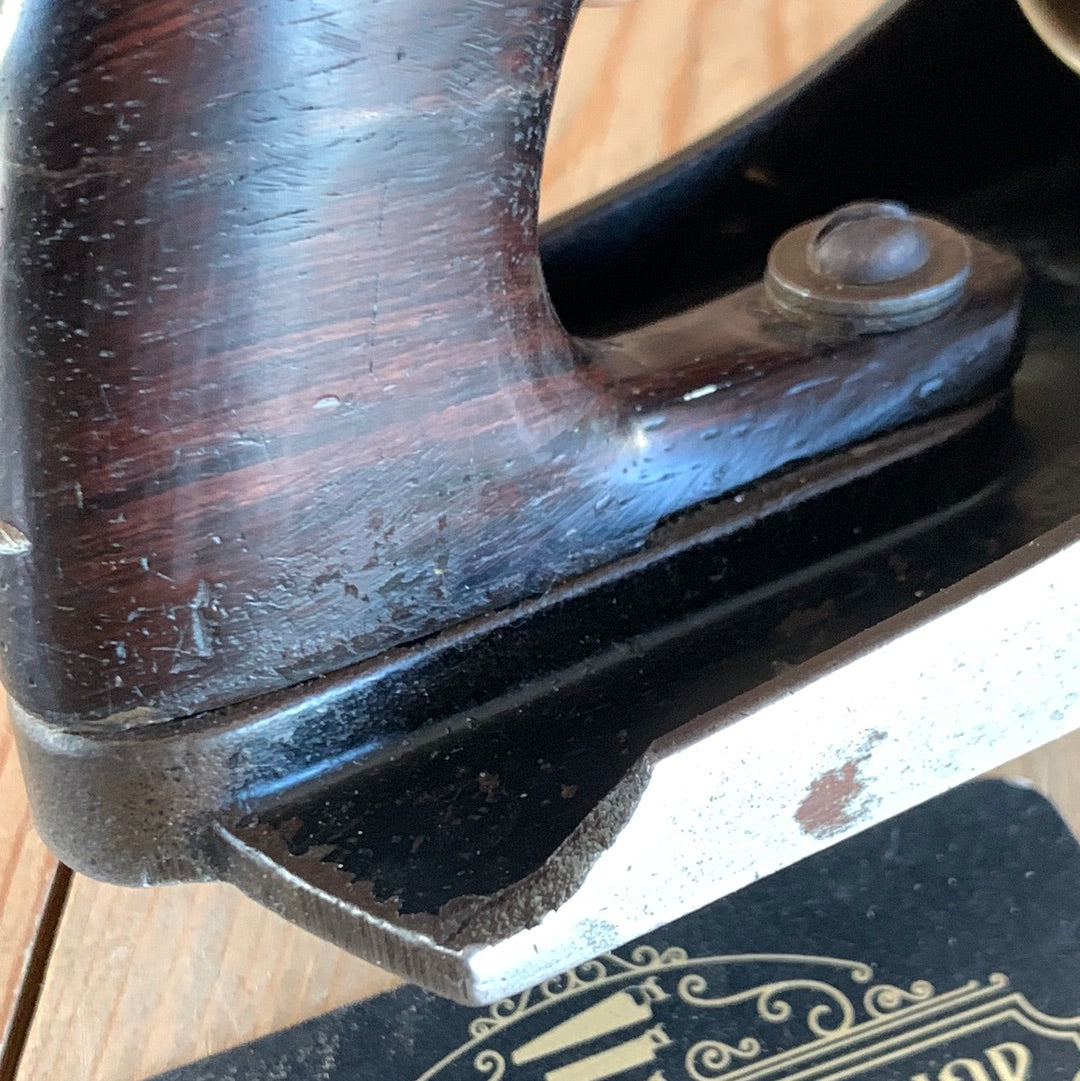 H327 Vintage STANLEY Canada No.4 1/2 PLANE Rosewood handles